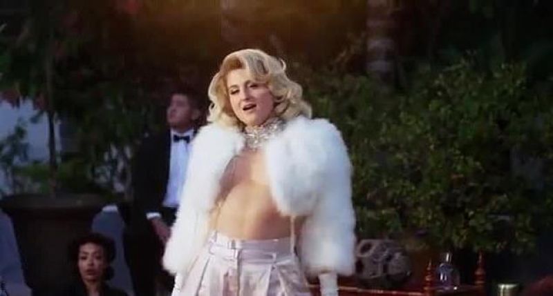 Meghan Trainor,braless,boobs,tits,cleavage,ass,booty,nude,topless,collectio...