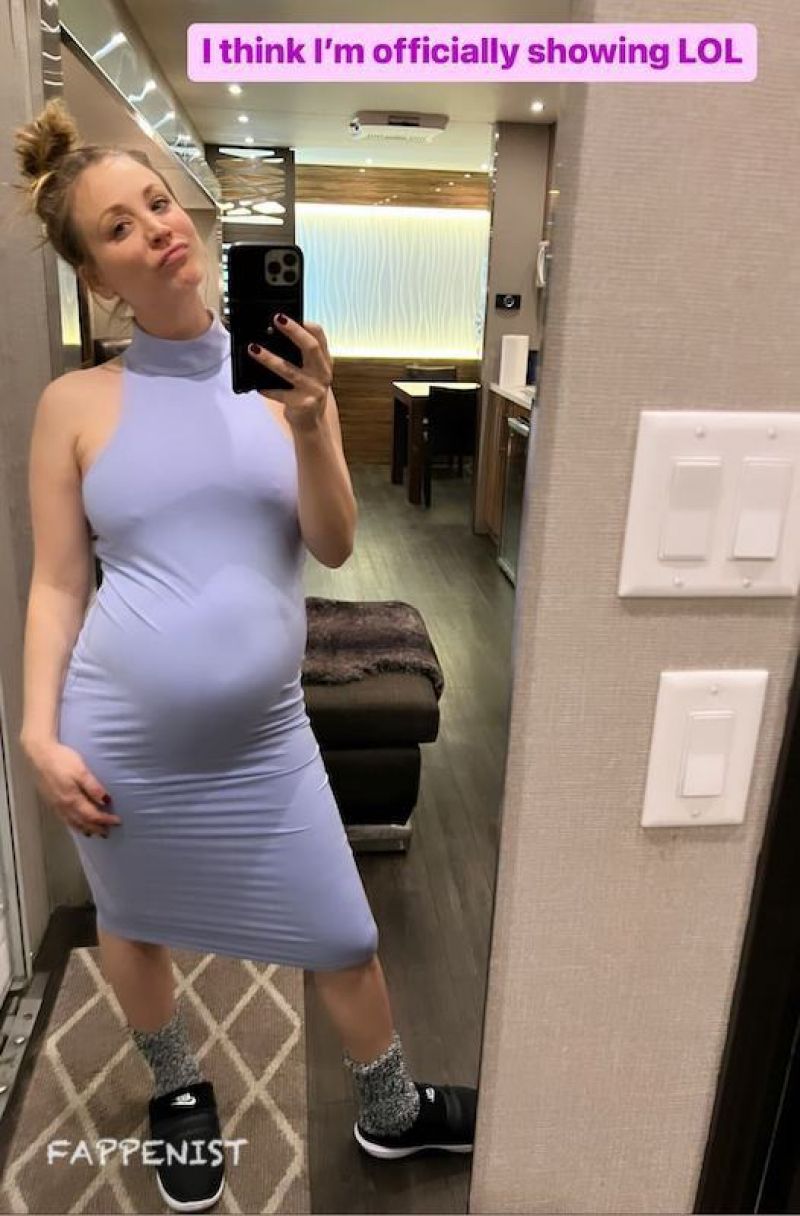 Kaley Cuoco Big Tits Pregnant photo