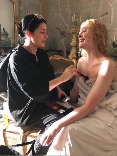 Elle Fanning Makeup On Her Tits