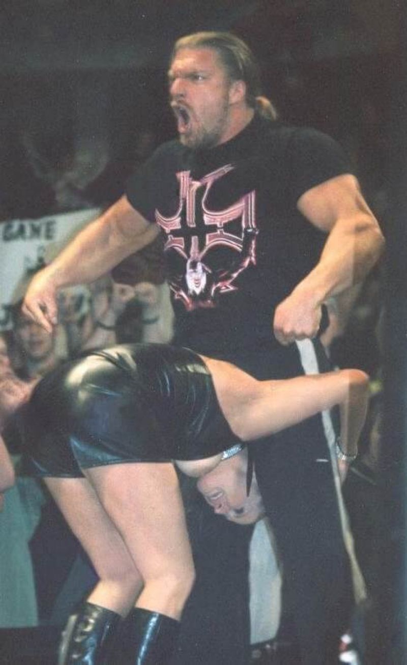 Stephanie mcmahon boobs pop out