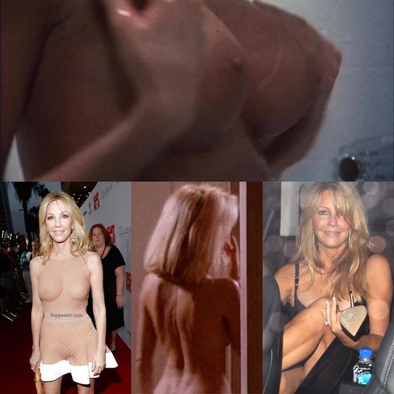 Heather Locklear nude and sexy photo collection showing her topless boobs a...