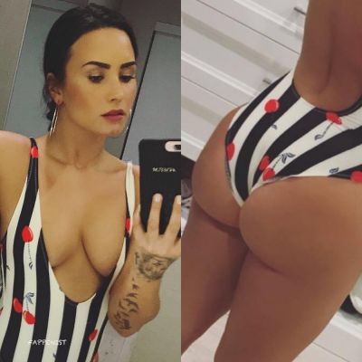 Demi Lovato Tits and Ass Selfies