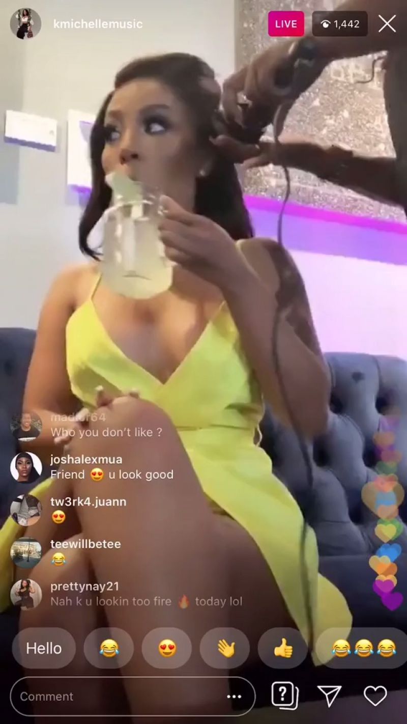 Nipple slip on instagram live