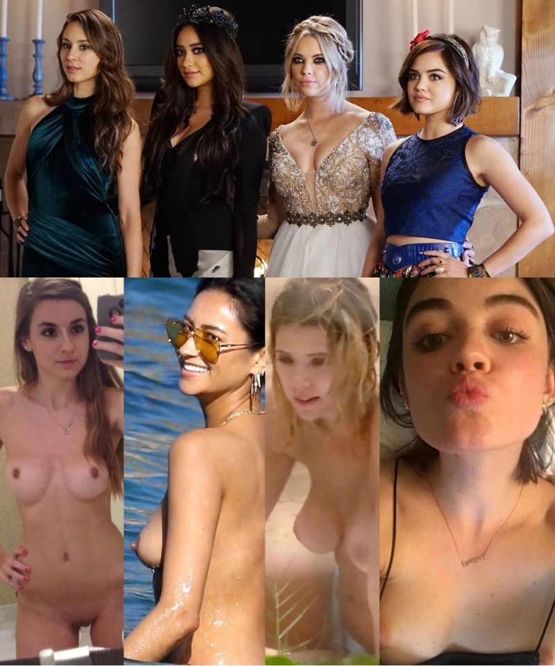 Troian Bellisario,Shay Mitchell,Ashley Benson,Lucy Hale,nude,naked,topless,...