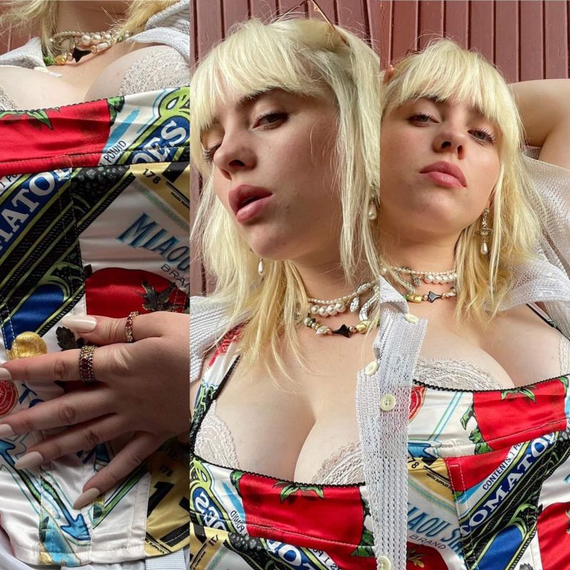 Nip slip elish billie Billie Eilish