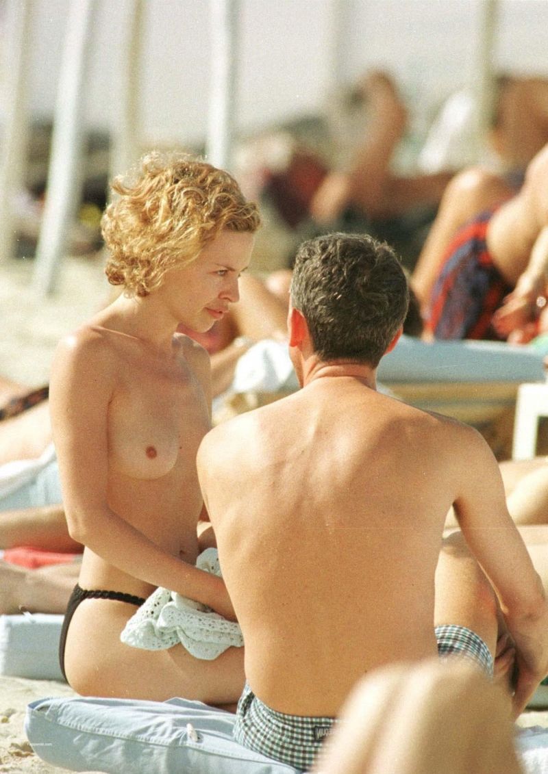 Kylie minogue topless gif