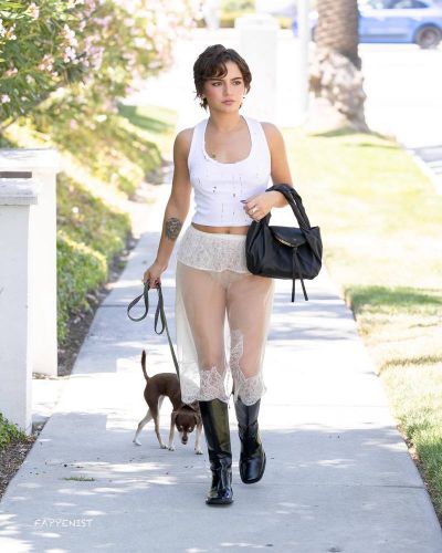 Isabela Merced Panties in Public