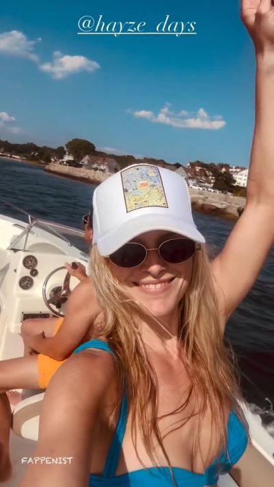 Ali Larter Tits on a Boat