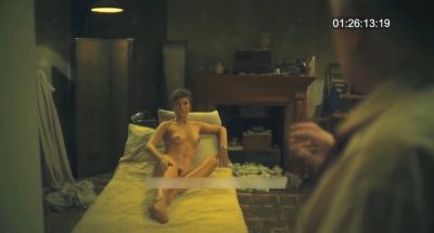 Ellie Bamber Nude Full Frontal Scene Moss & Freud