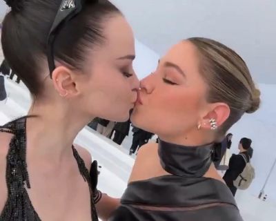 Madelyn Cline and Dove Cameron Lesbian Kiss
