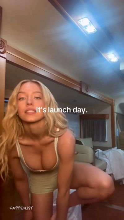 Sydney Sweeney Tits in a Trailer
