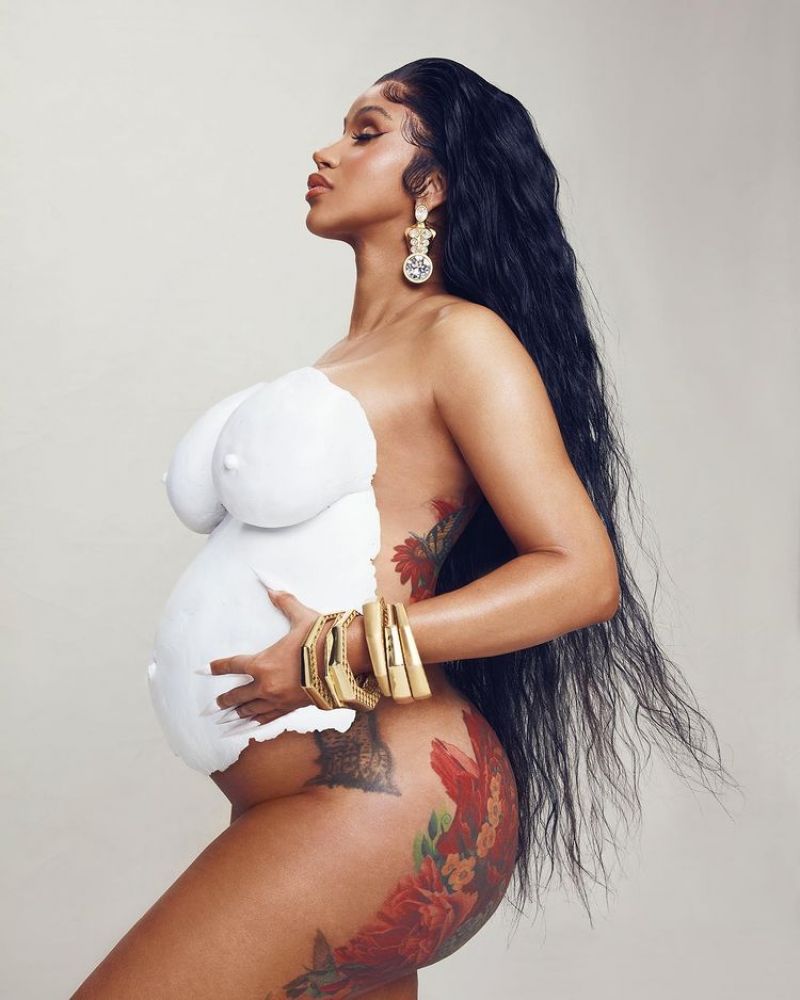 Leaked cardi b posing naked and sexy for interview magazine