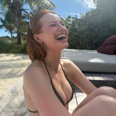Madelaine Petsch Tits and Ass at the Beach