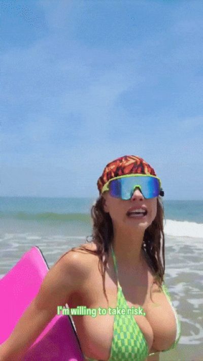 Charlotte McKinney Bouncing Big Tits Gif