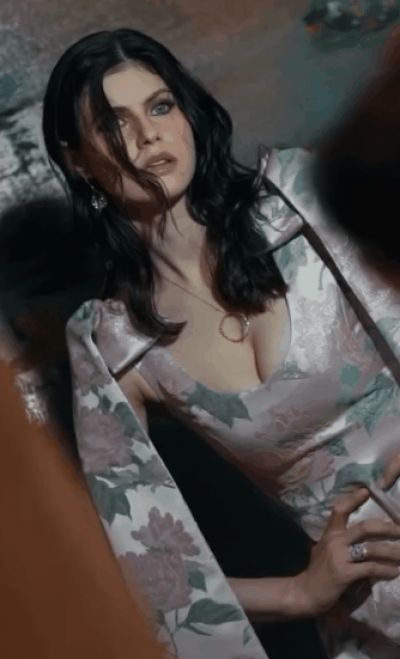 Alexandra Daddario Big Tits BTS Gif