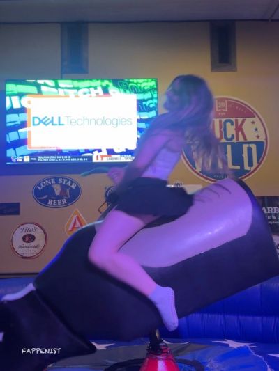 Ariel Winter Tits and Legs Riding Mechanical Bull