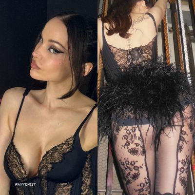 Dove Cameron Tits and Ass in Lace