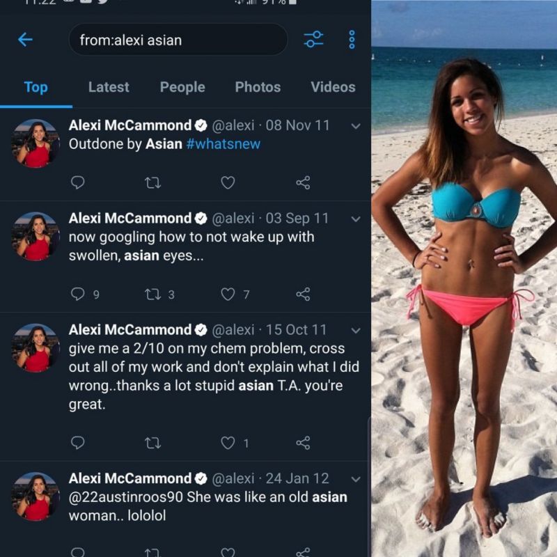 Alexi McCammond Sexy Photo Collection and Racist Tweets.