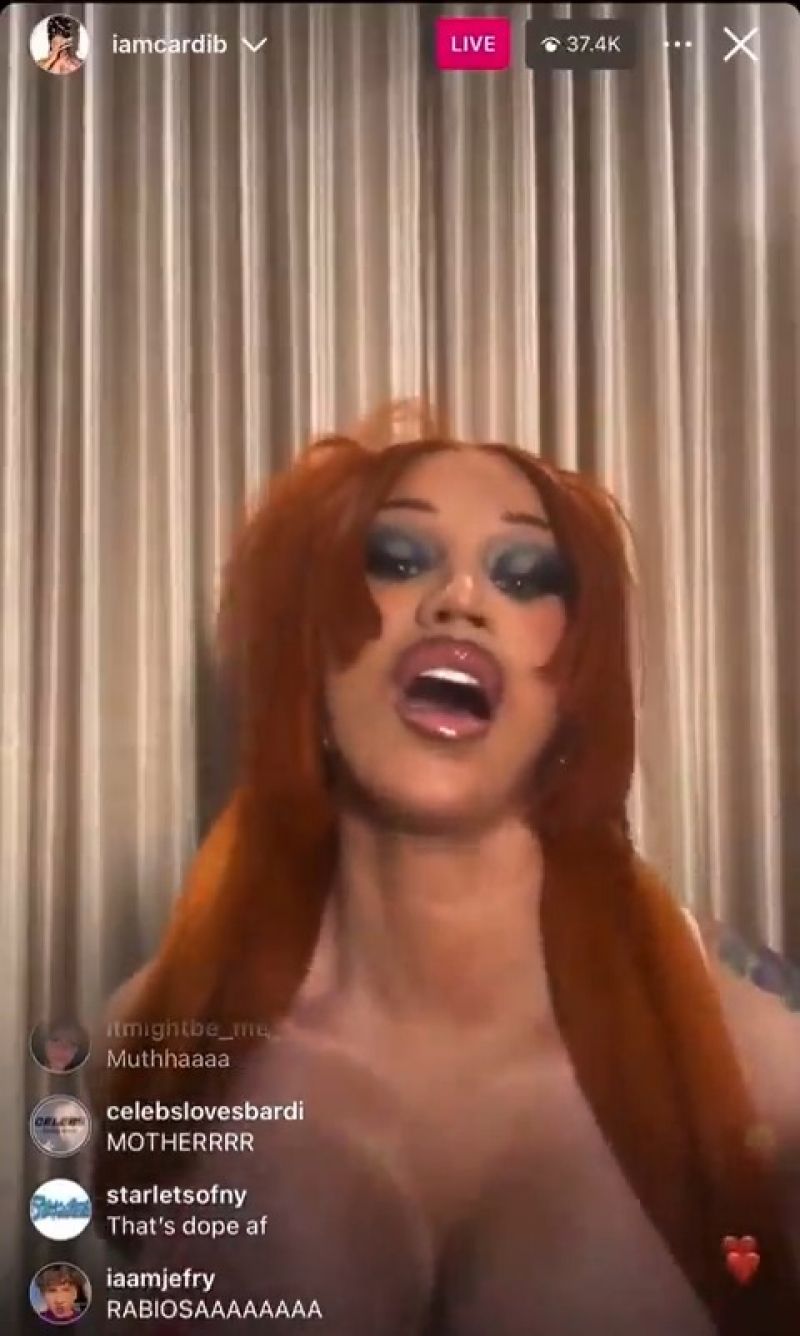 Big tits instagram live