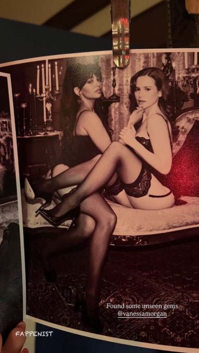 Madelaine Petsch and Vanessa Morgan Sexy Lingerie BTS