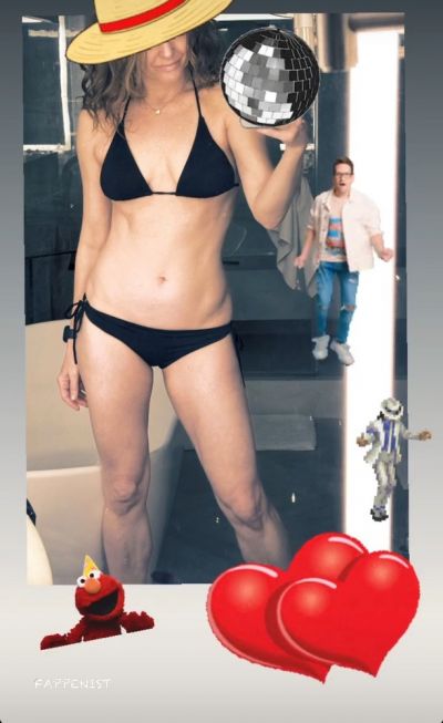 Dina Meyer Big Tits Bikini Selfie