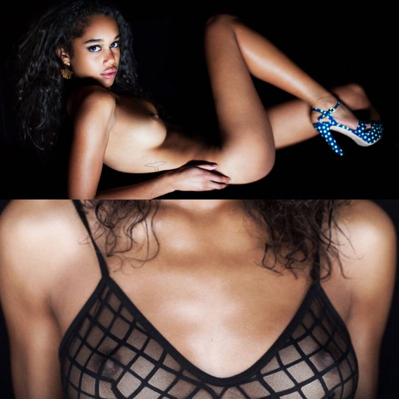 Laura Harrier nude the fappening leaked new photos 2021 showing her topless...