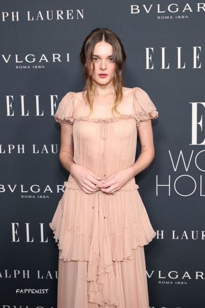 Charlotte Lawrence Big Tits See Through Dress