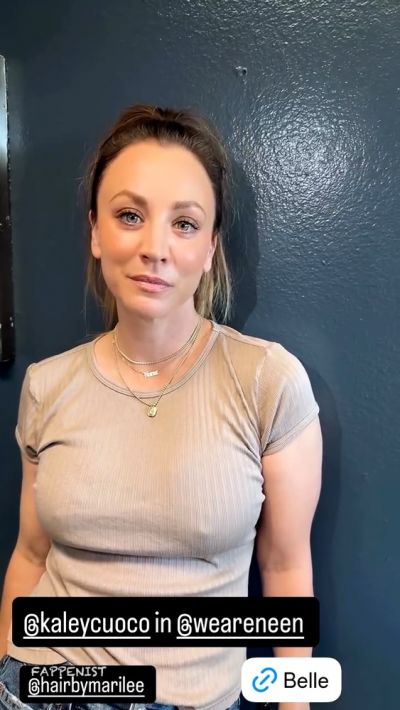 Kaley Cuoco Big Tits Nipples Pokies