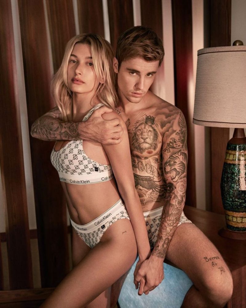 Hailey Baldwin and Justin Bieber Sexy Underwear - Fappenist
