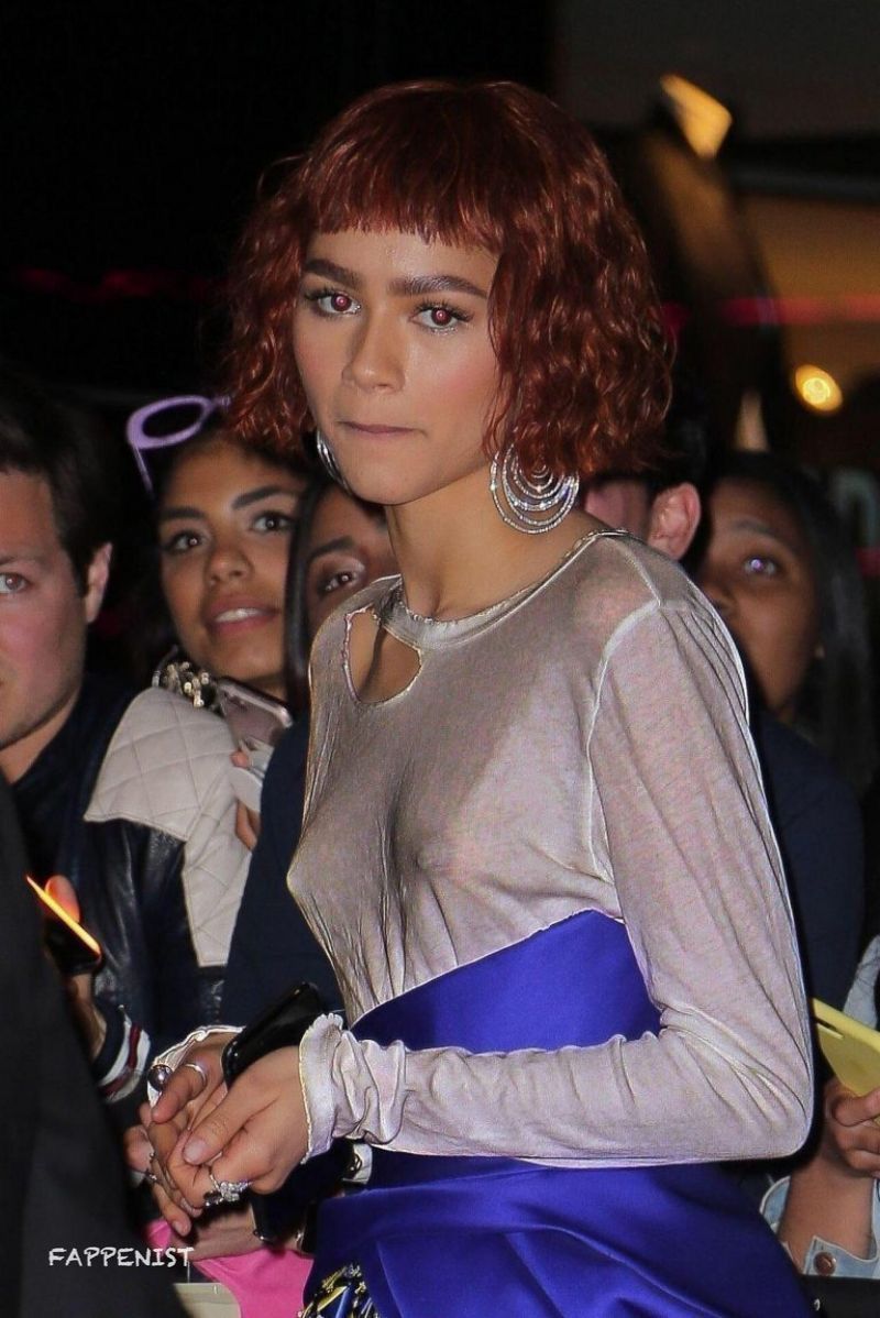 Zendaya nipple slips