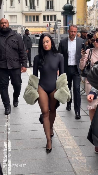 Demi Lovato Big Tits Bodysuit