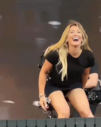 Hilary Duff Upskirt Gif