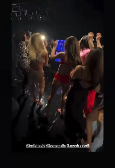 Bella Hadid, Angel Reese, and Joan Smalls Sexy Backstage Video