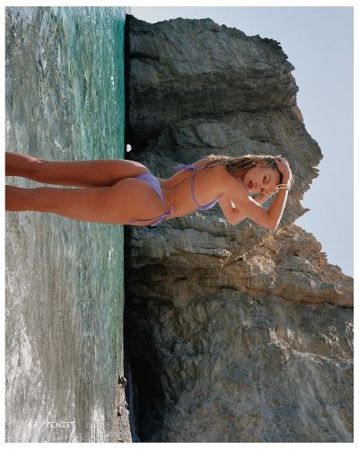 Candice Swanepoel Ass and Tits at the Beach