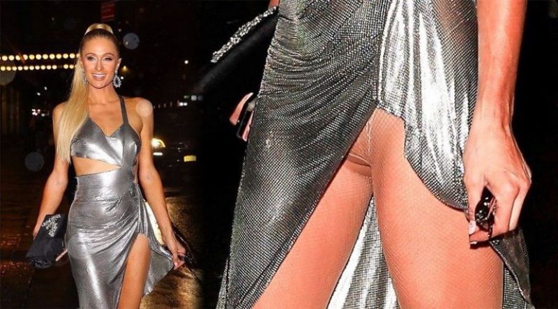 Paris Hilton Upskirt Slip - Paris Hilton Upskirt Pussy Flash - Fappenist