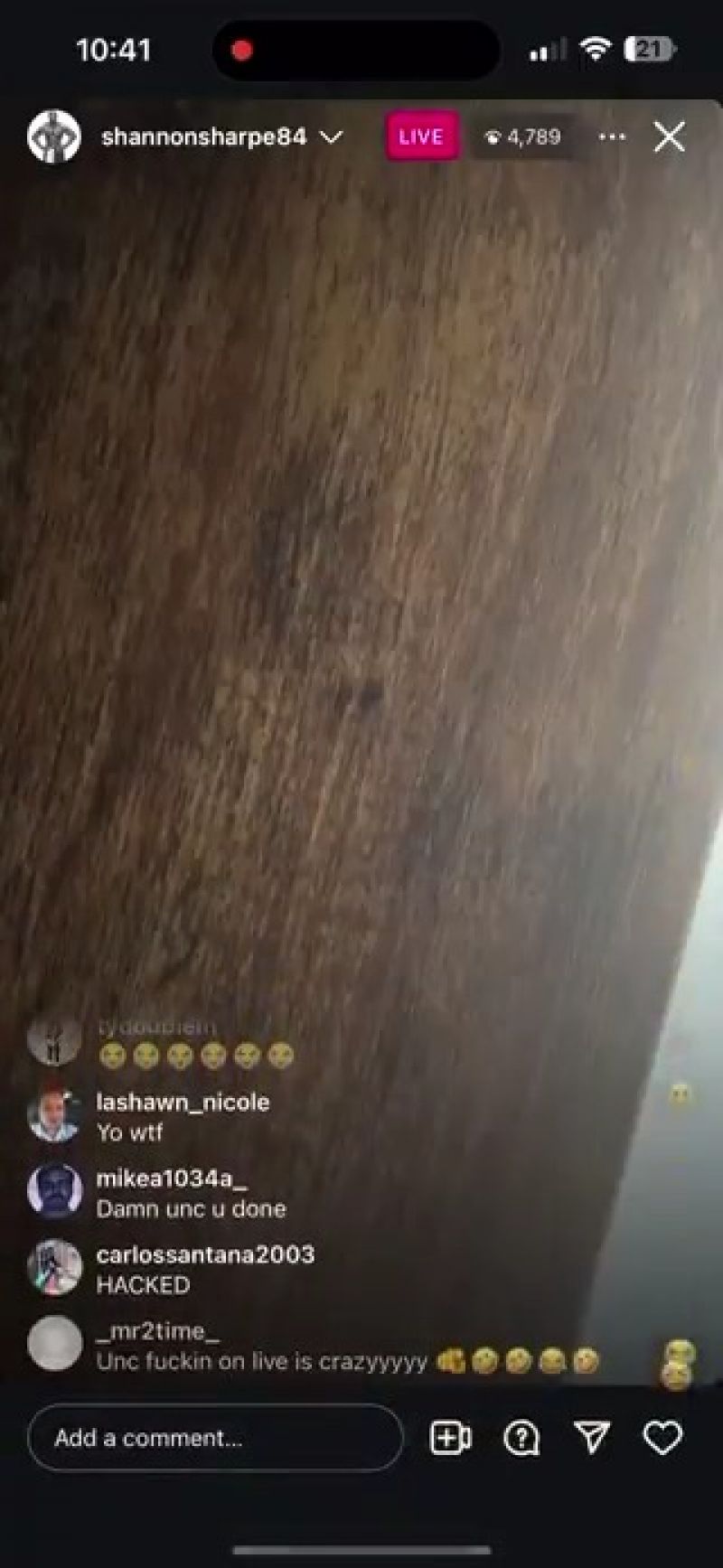 Shannon sharpe topless