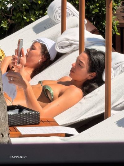 Dua Lipa Tanning her Tits