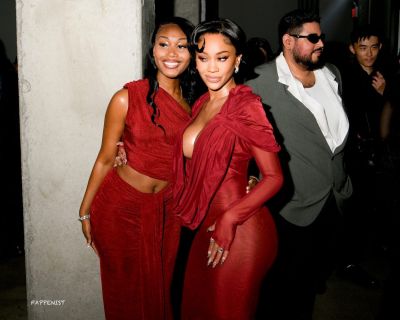 Saweetie Tits Out in New York